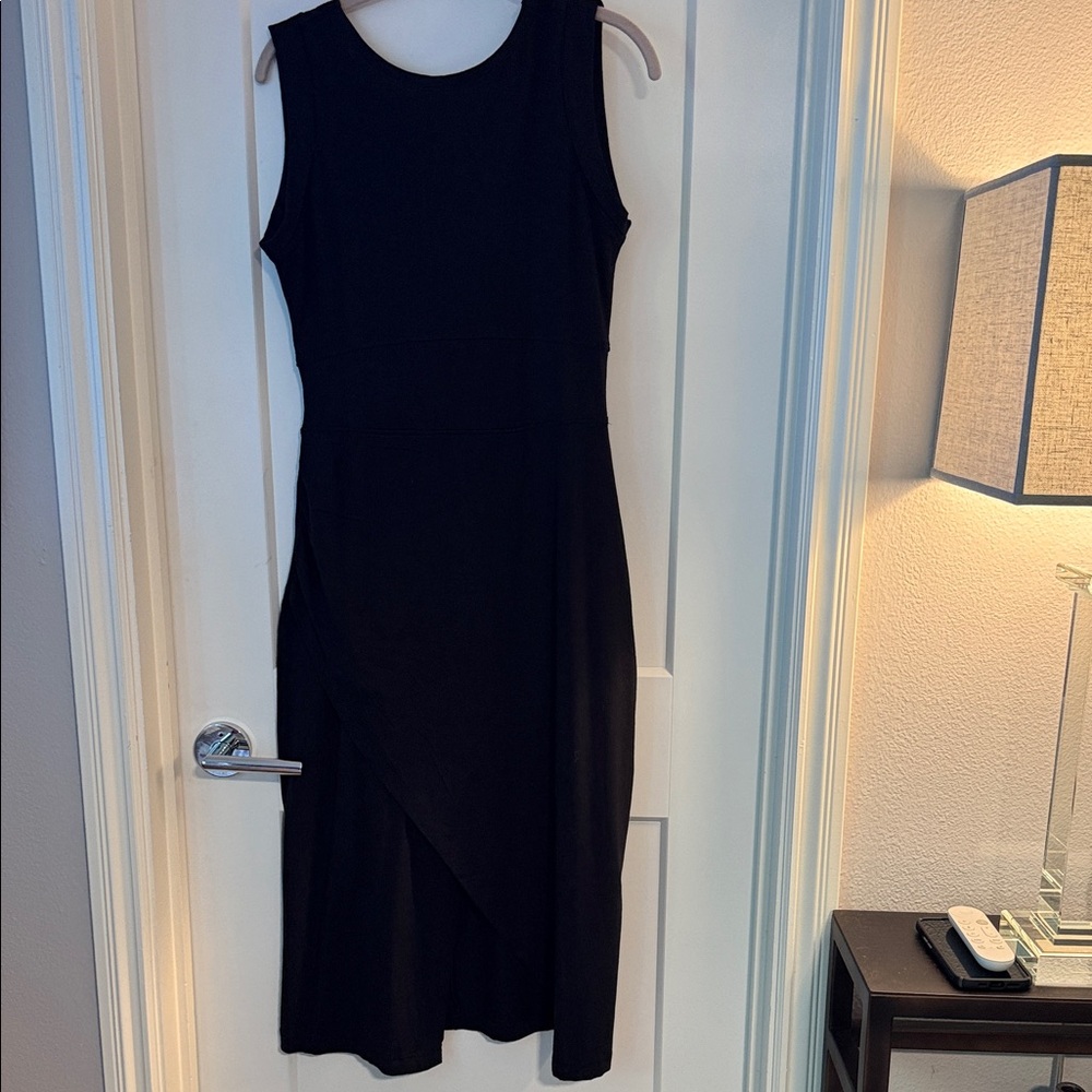 Grey State Black Midi Dress